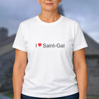 T-shirt I love saint-gal