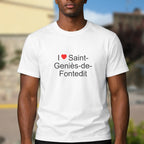 T-shirt I love saint-geniès-de-fontedit