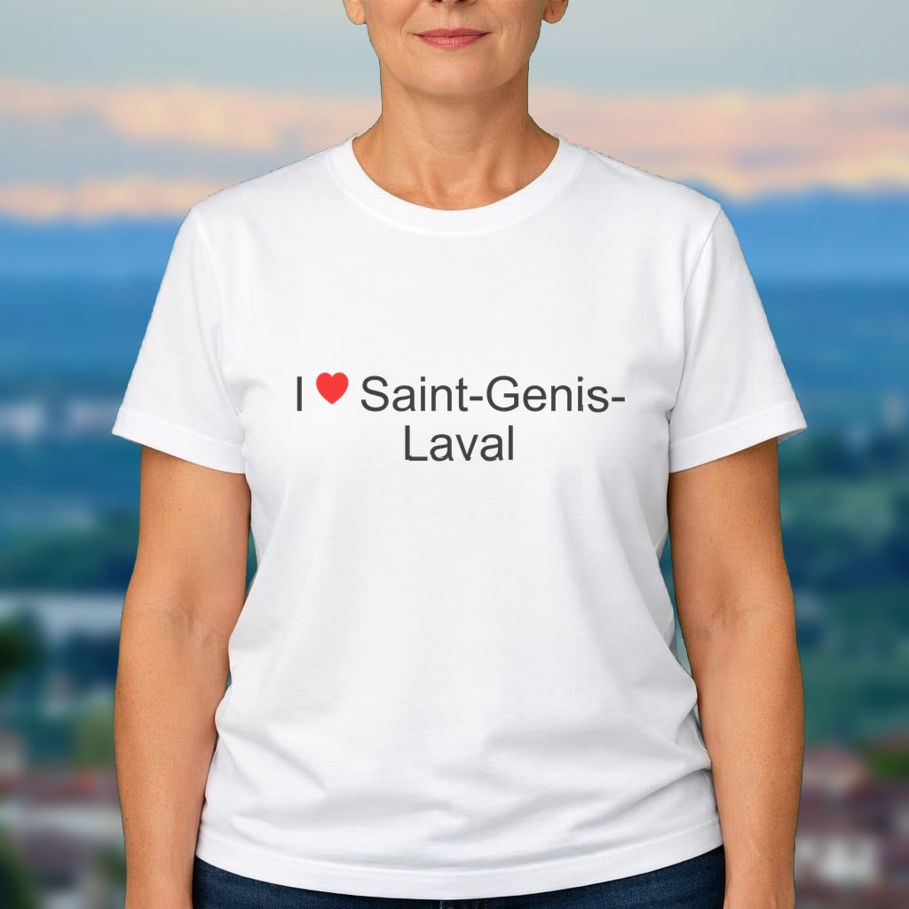 T-shirt I love saint-genis-laval