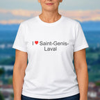 T-shirt I love saint-genis-laval
