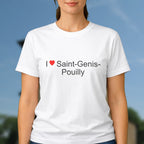 T-shirt I love saint-genis-pouilly