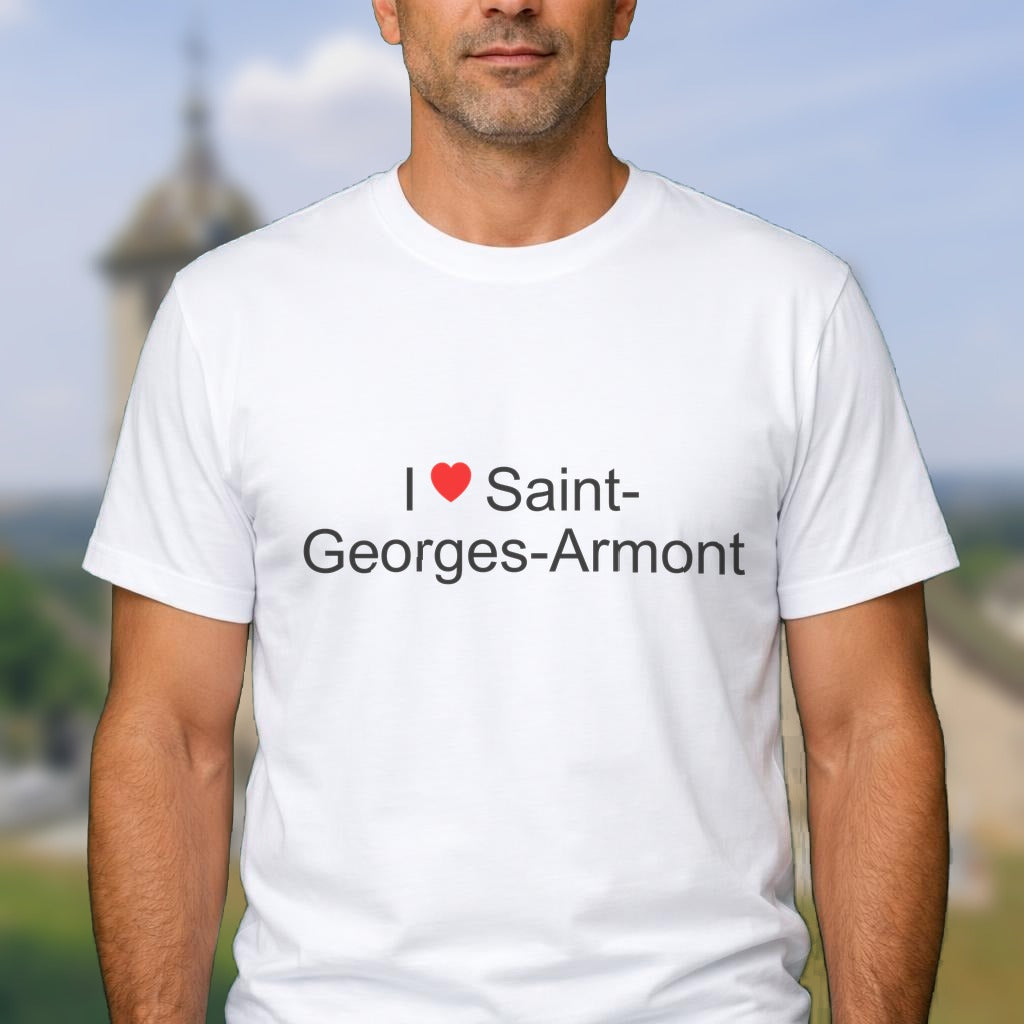 T-shirt I love saint-georges-armont