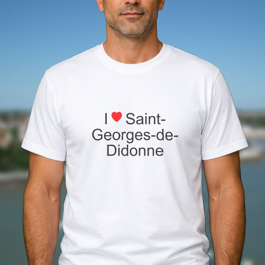 T-shirt I love saint-georges-de-didonne