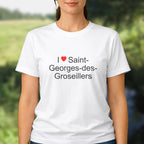 T-shirt I love saint-georges-des-groseillers