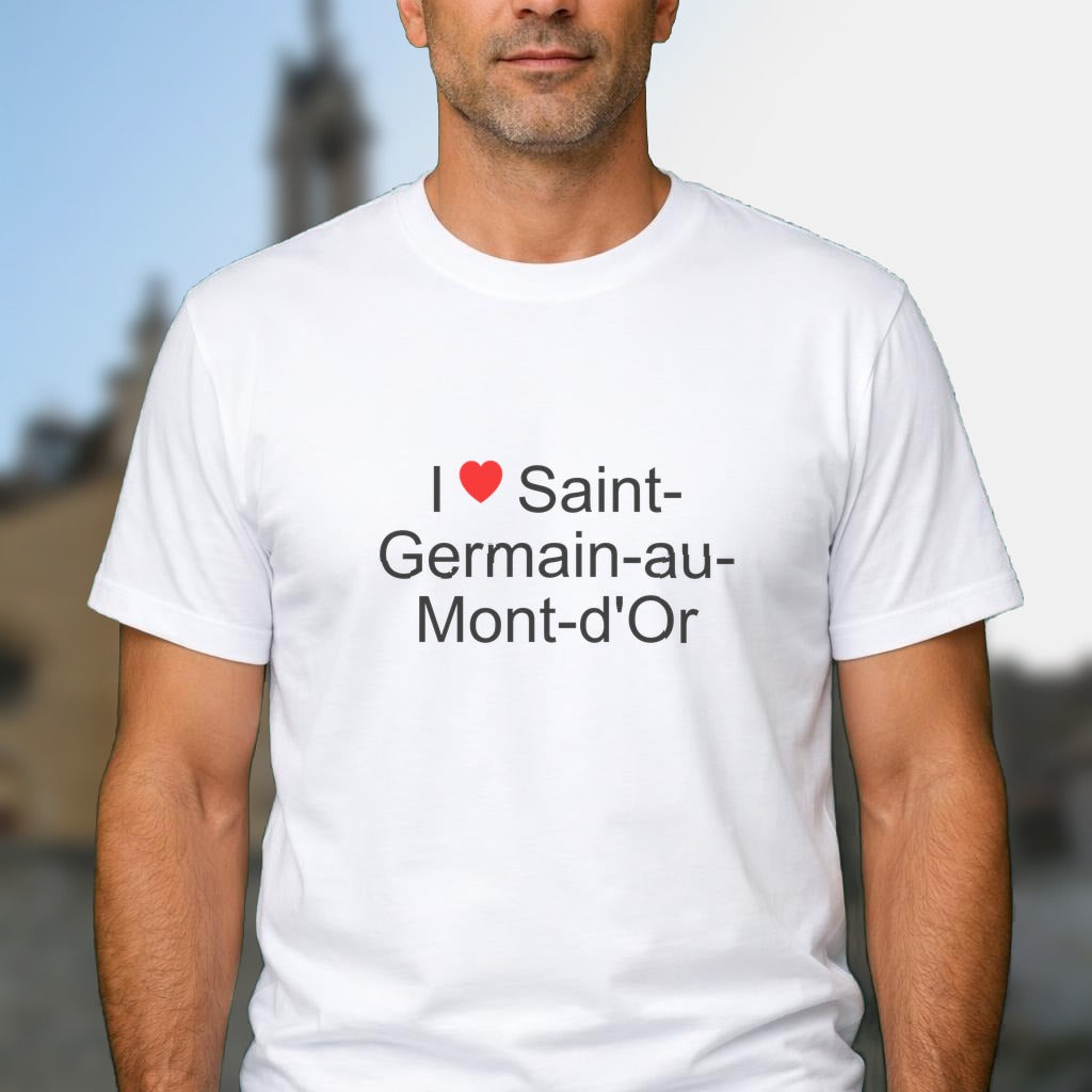 T-shirt I love saint-germain-au-mont-d'or
