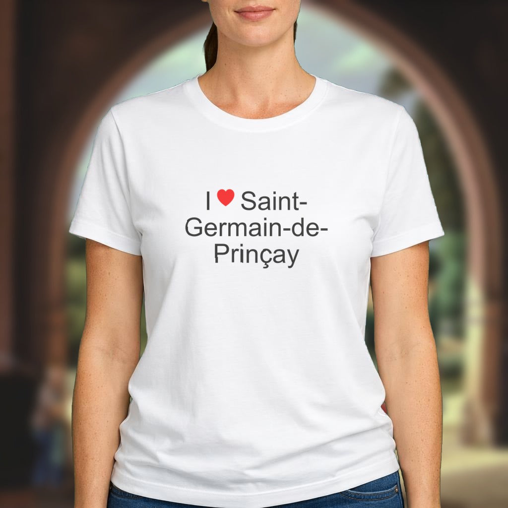 T-shirt I love saint-germain-de-prinçay