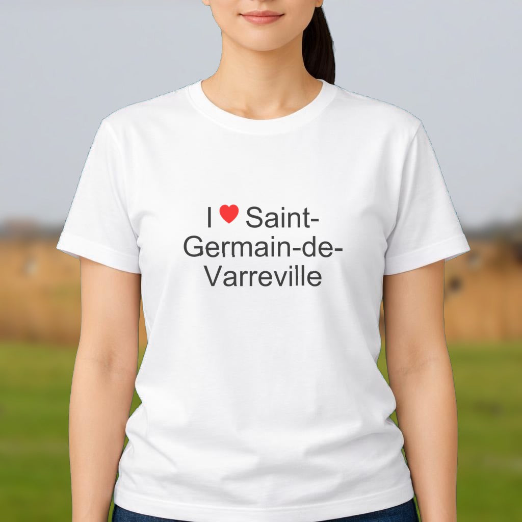T-shirt I love saint-germain-de-varreville