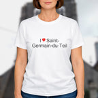 T-shirt I love saint-germain-du-teil