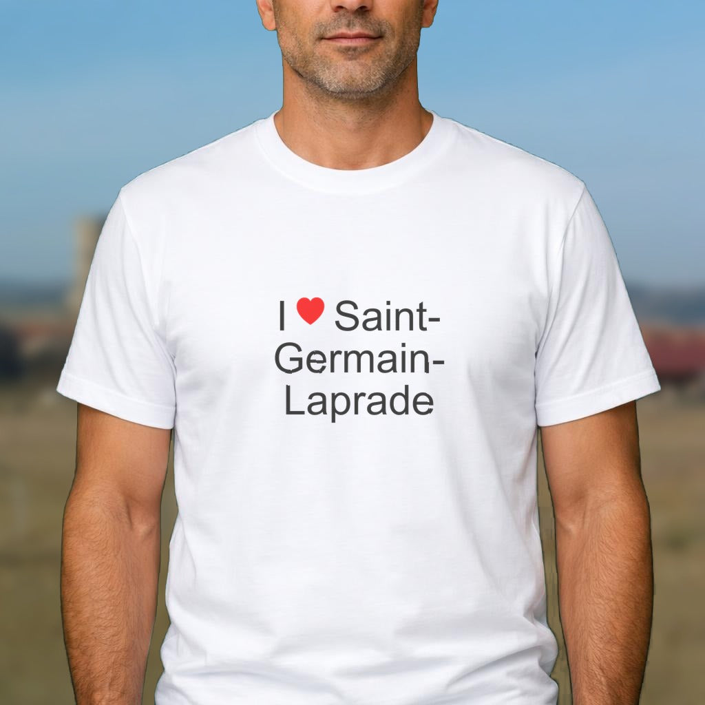 T-shirt I love saint-germain-laprade