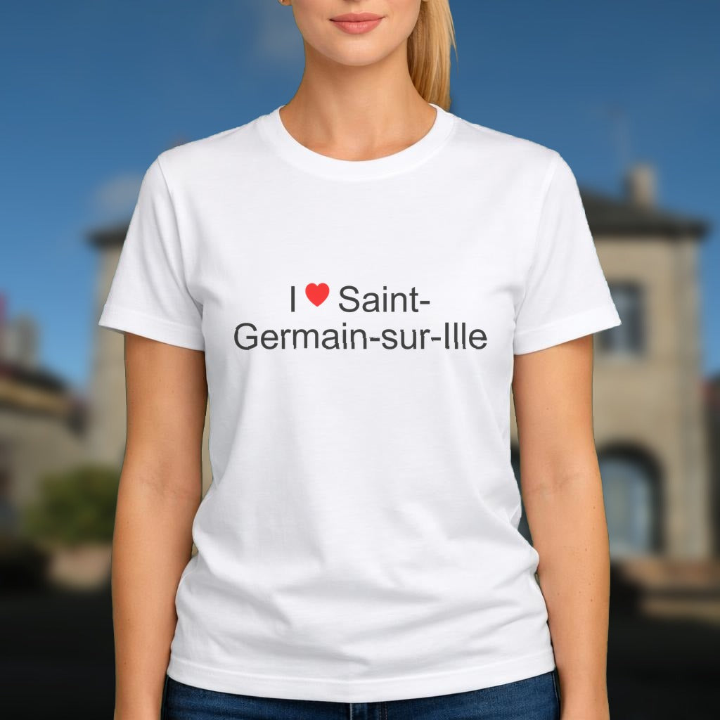 T-shirt I love saint-germain-sur-ille