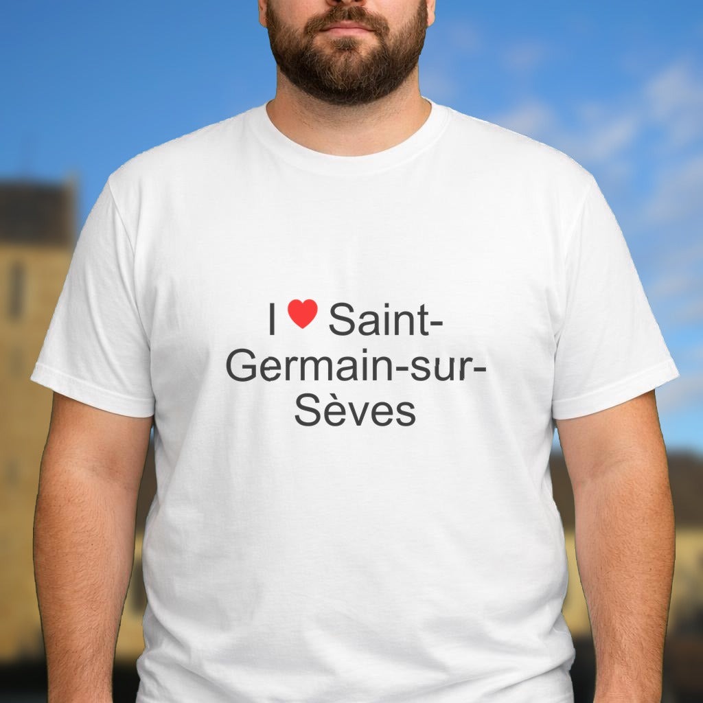 T-shirt I love saint-germain-sur-sèves