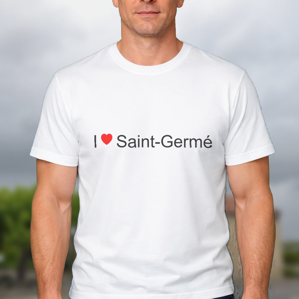 T-shirt I love saint-germé