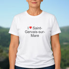 T-shirt I love saint-gervais-sur-mare