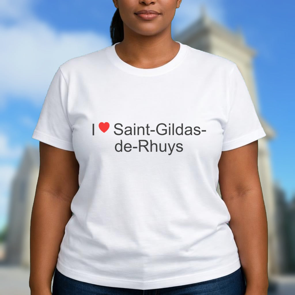 T-shirt I love saint-gildas-de-rhuys