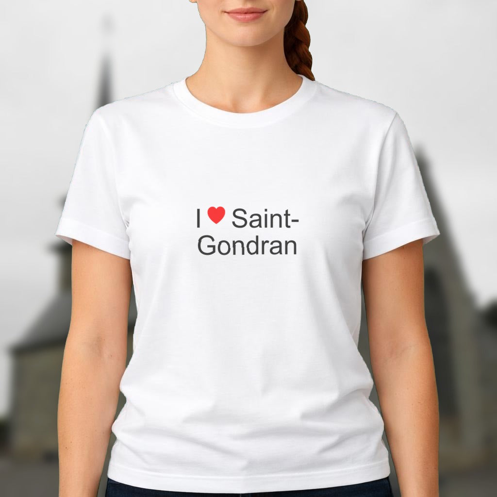 T-shirt I love saint-gondran