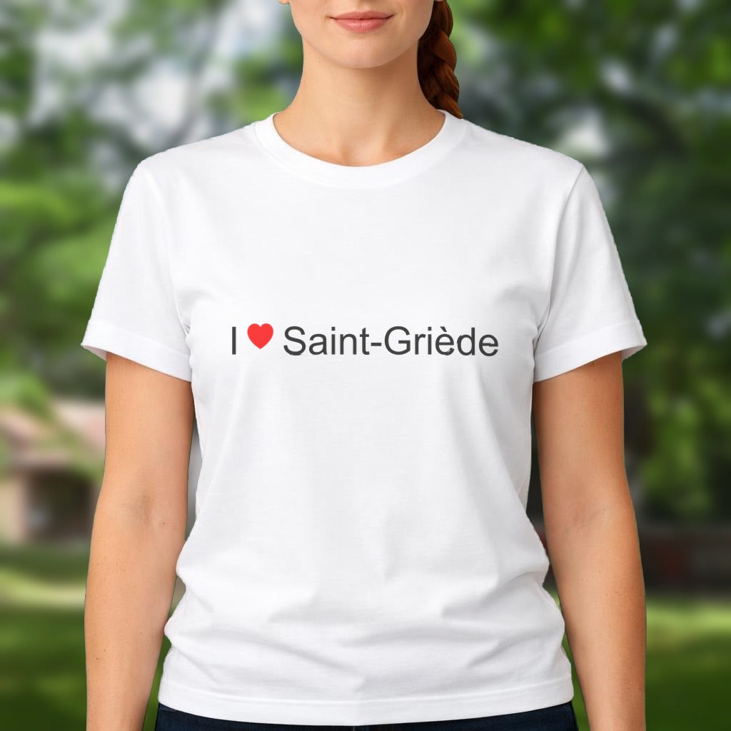 T-shirt I love saint-griède