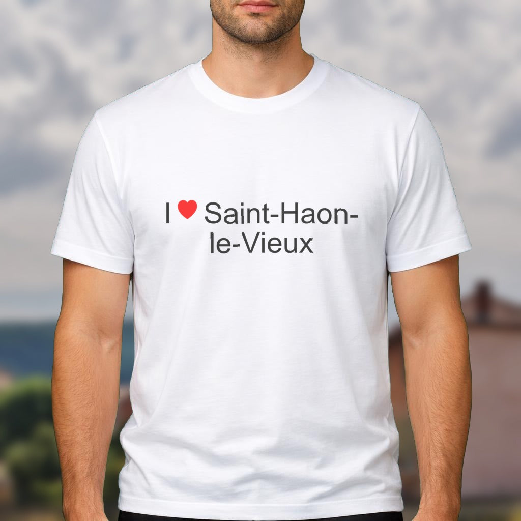 T-shirt I love saint-haon-le-vieux