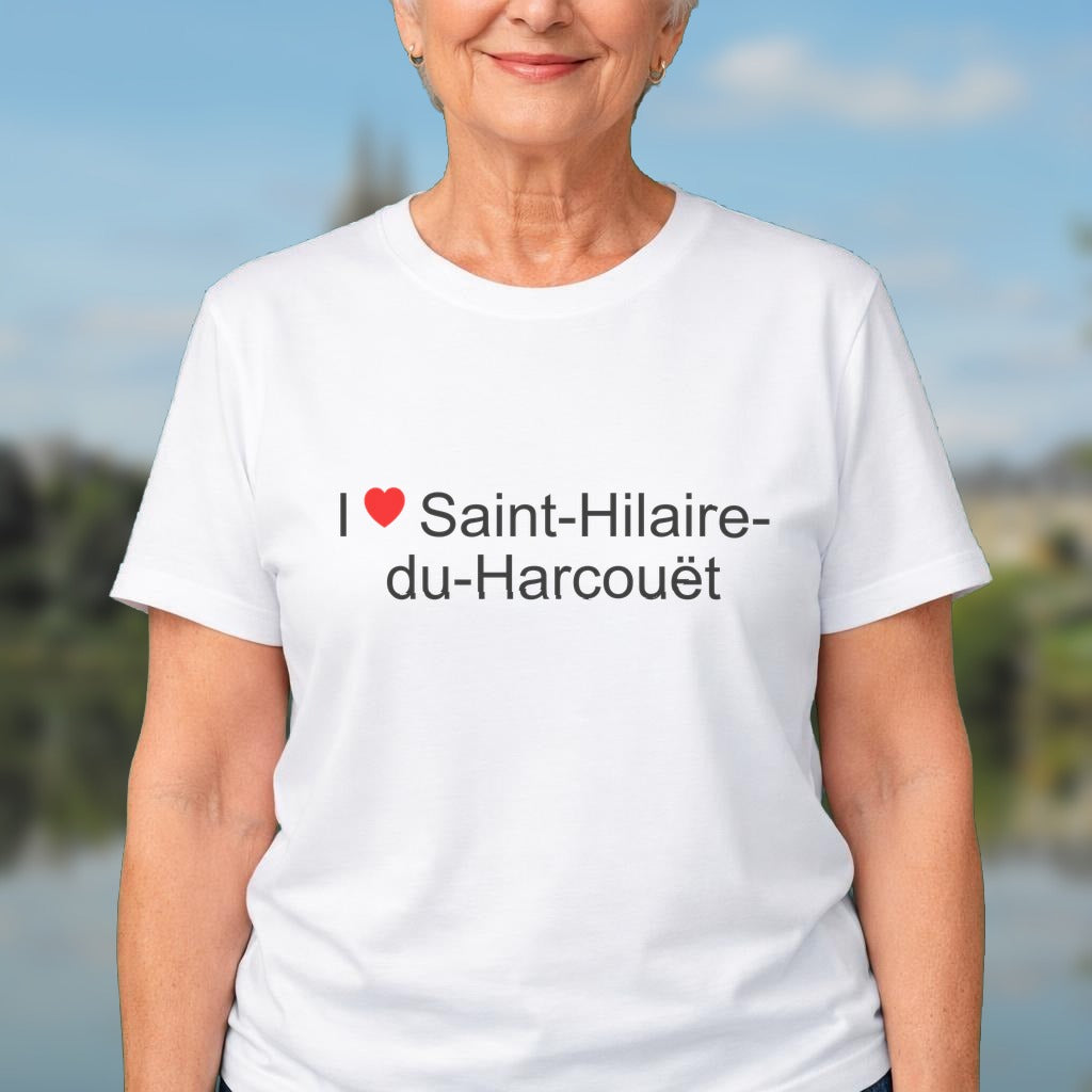 T-shirt I love saint-hilaire-du-harcouët