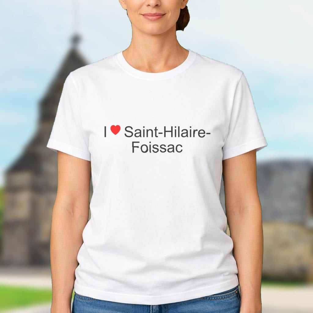 T-shirt I love saint-hilaire-foissac