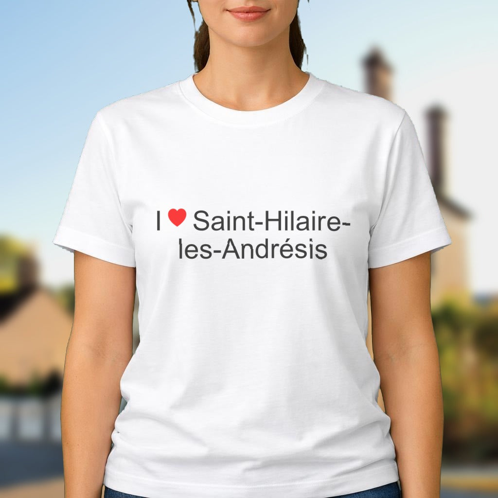 T-shirt I love saint-hilaire-les-andrésis