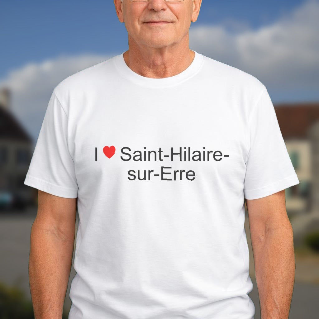 T-shirt I love saint-hilaire-sur-erre