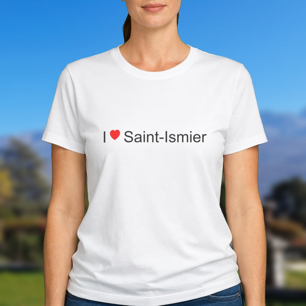 T-shirt I love saint-ismier