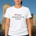 T-shirt I love saint-jacques-de-la-lande