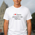 T-shirt I love saint-jacques-de-néhou