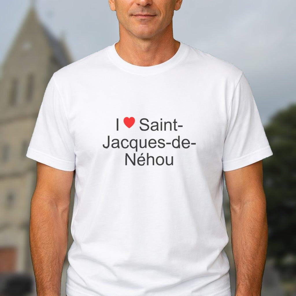 T-shirt I love saint-jacques-de-néhou