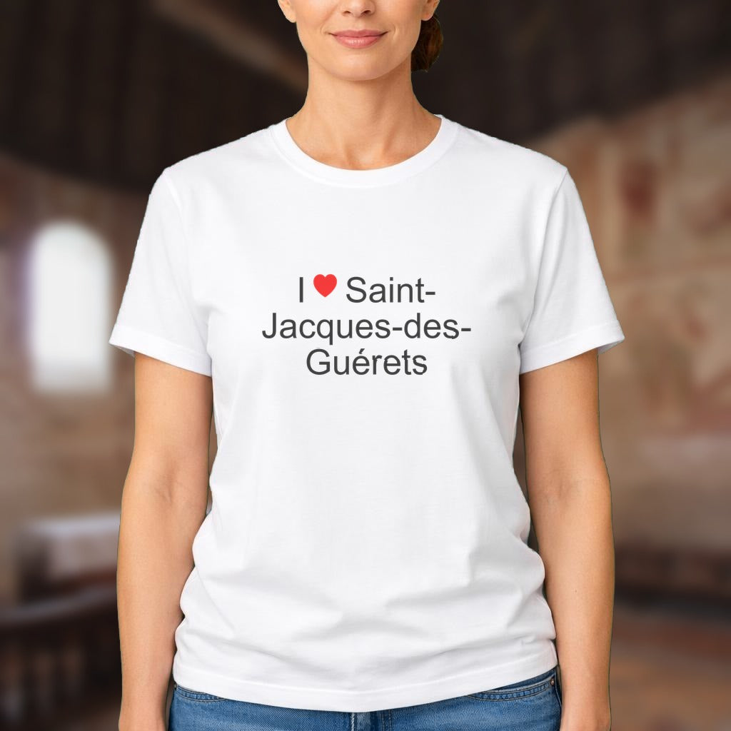 T-shirt I love saint-jacques-des-guérets