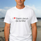 T-shirt I love saint-jacut-de-la-mer