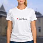 T-shirt I love saint-jal