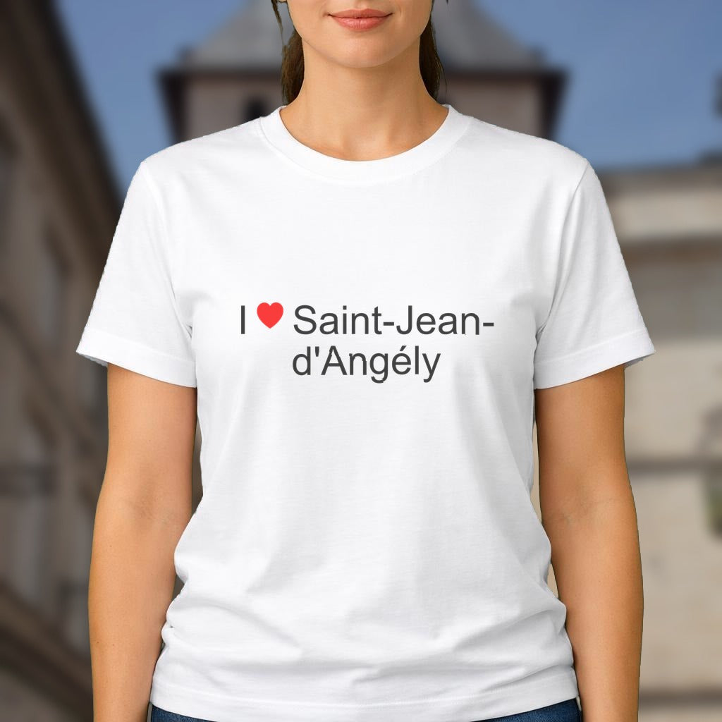T-shirt I love saint-jean-d'angély