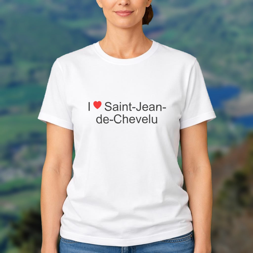 T-shirt I love saint-jean-de-chevelu