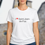 T-shirt I love saint-jean-de-fos