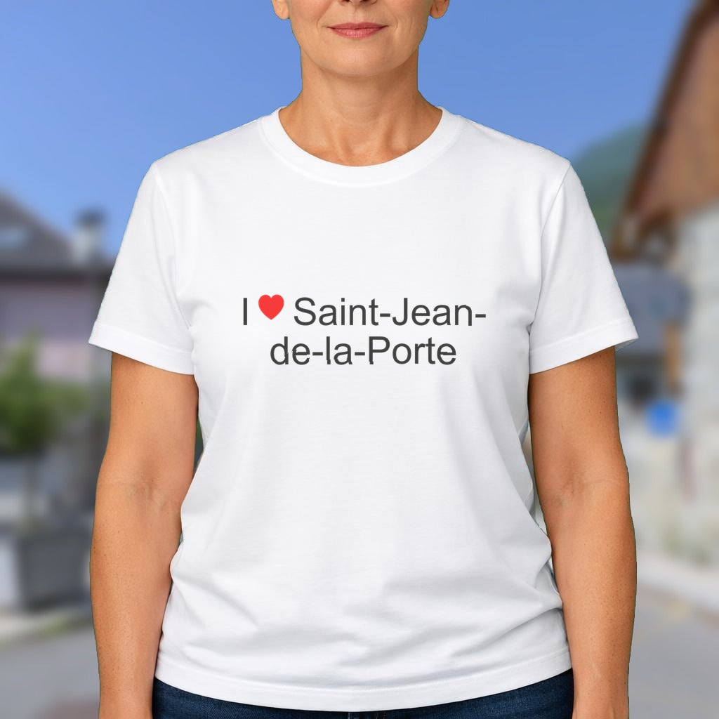 T-shirt I love saint-jean-de-la-porte