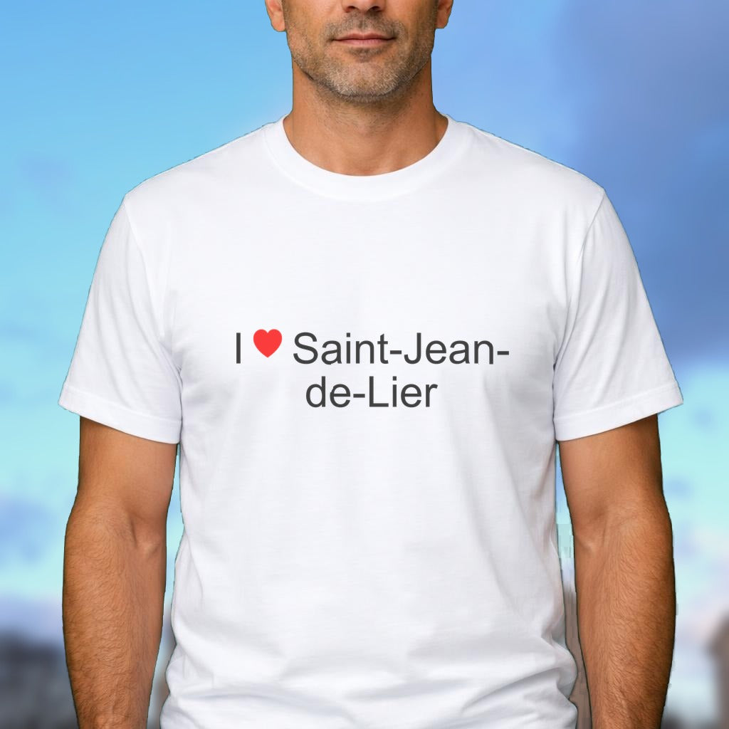 T-shirt I love saint-jean-de-lier
