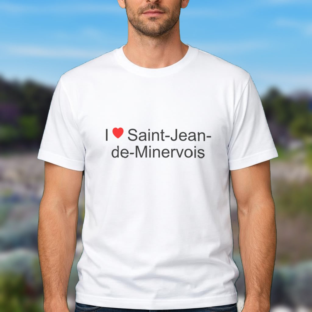 T-shirt I love saint-jean-de-minervois