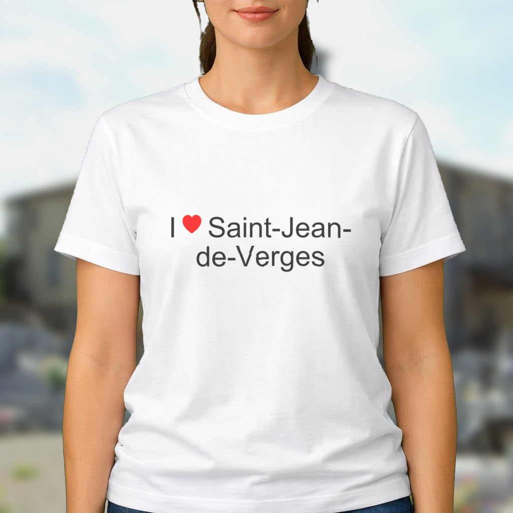 T-shirt I love saint-jean-de-verges