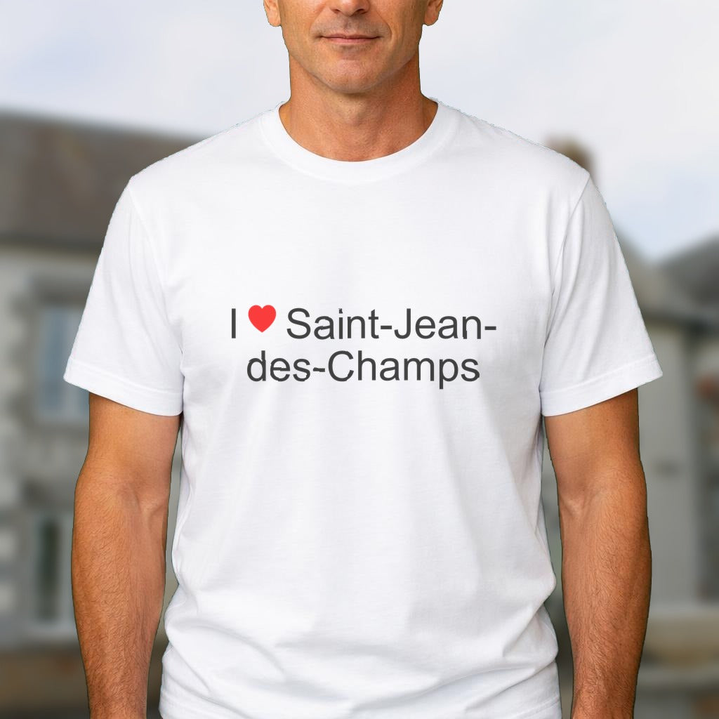 T-shirt I love saint-jean-des-champs