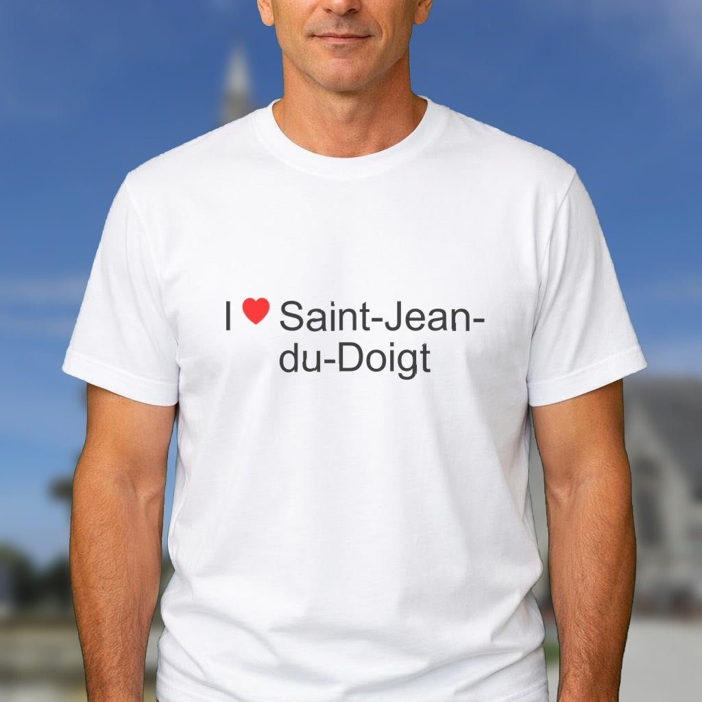 T-shirt I love saint-jean-du-doigt