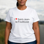 T-shirt I love saint-jean-la-fouillouse