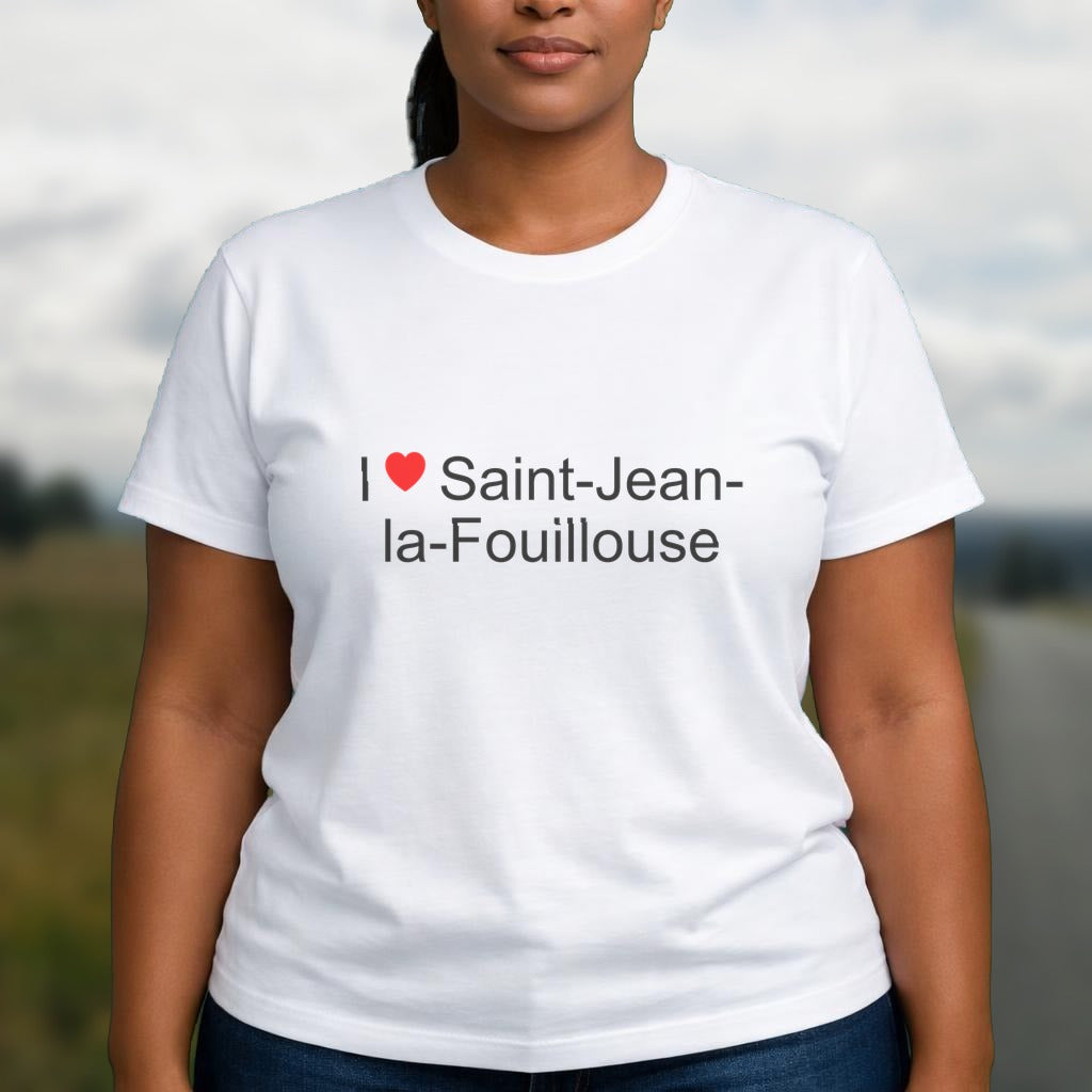 T-shirt I love saint-jean-la-fouillouse