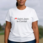 T-shirt I love saint-jean-le-comtal
