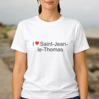 T-shirt I love saint-jean-le-thomas