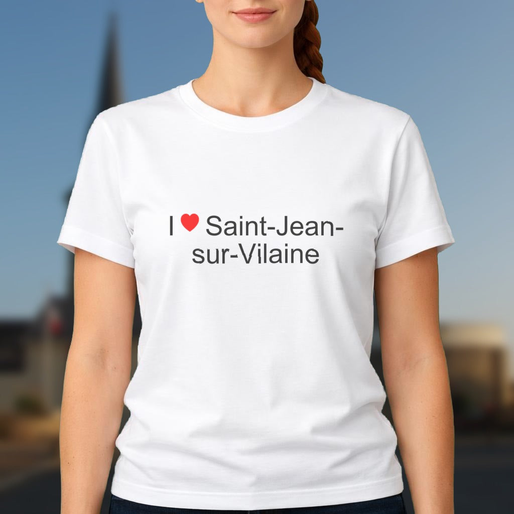T-shirt I love saint-jean-sur-vilaine