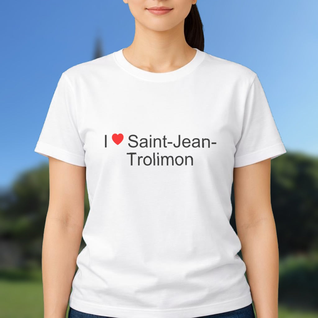 T-shirt I love saint-jean-trolimon