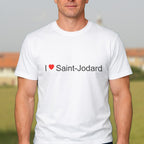 T-shirt I love saint-jodard