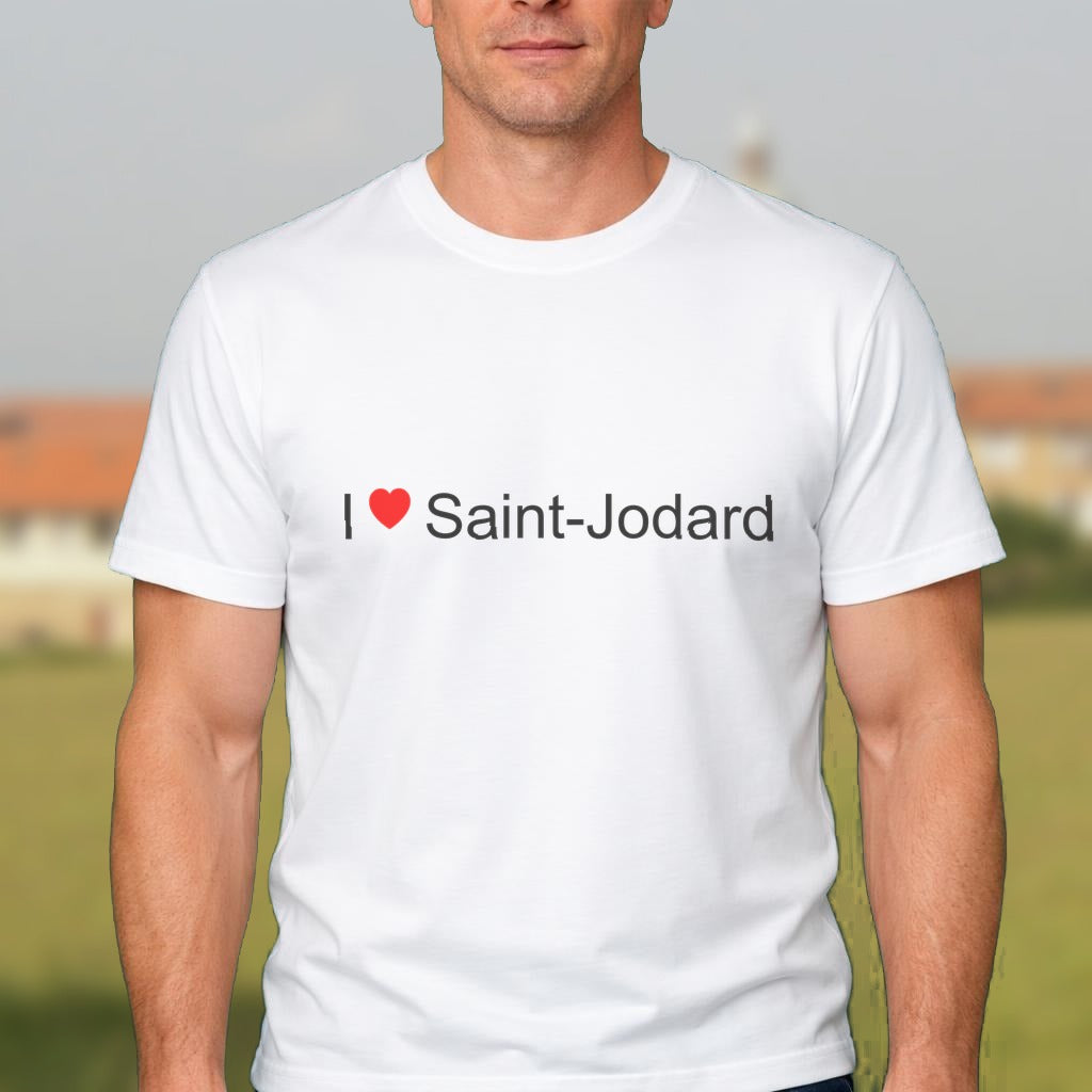 T-shirt I love saint-jodard