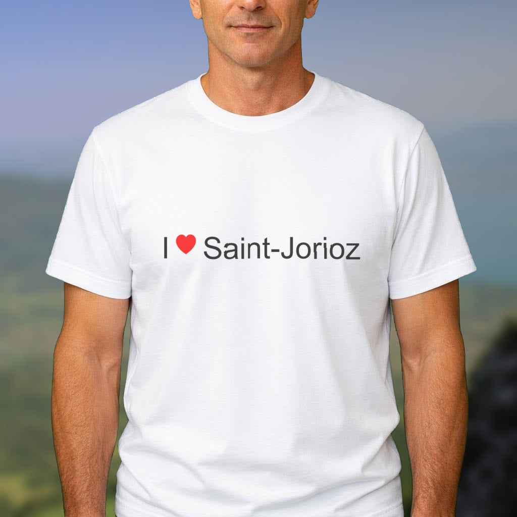 T-shirt I love saint-jorioz